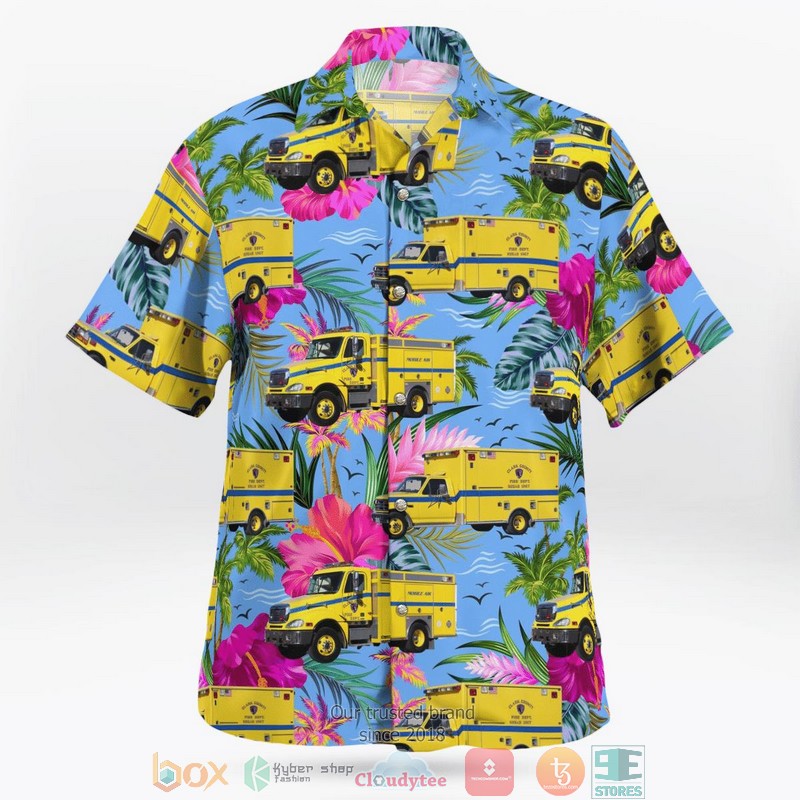 NEW Nevada Clark County Fire Department Station 14 - Winchester Hawaii Shirt word2