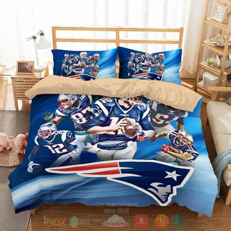 New England Patriots Nfl Players Bedding Set