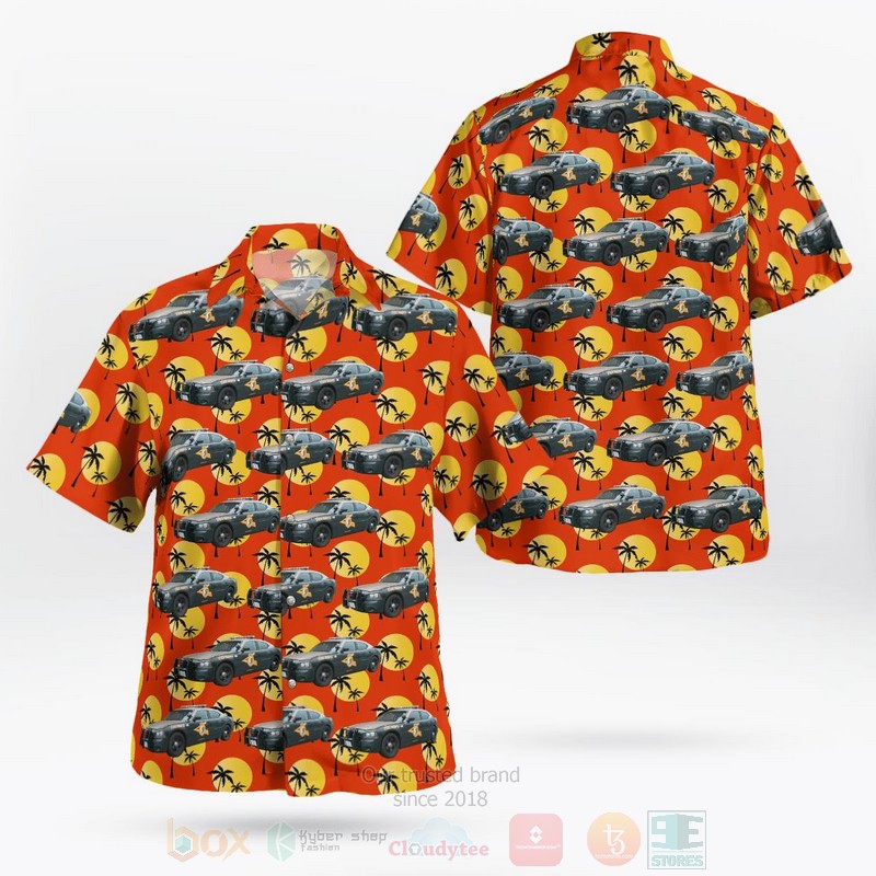 BEST New Hampshire State Police Dodge Charger 3D Aloha Shirt word2