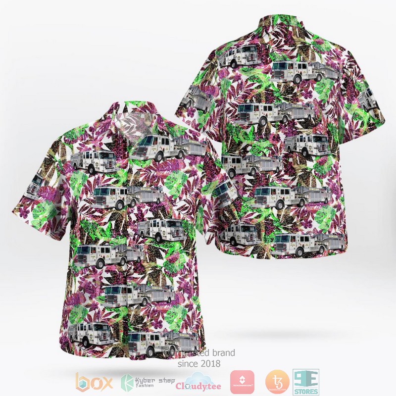 New Haven Connecticut New Haven Fire Department Hawaiian shirt word3