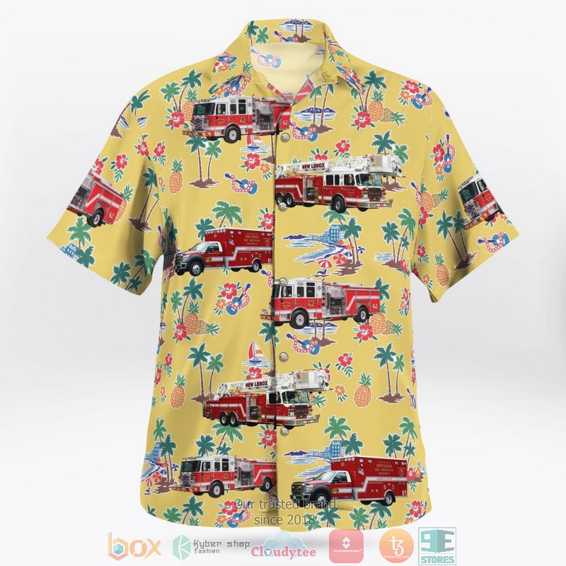 New Lenox Will County Illinois New Lenox Fire Protection District Hawaiian shirt 3 New Lenox Will County Illinois New Lenox Fire Protection District Hawaiian shirt word2
