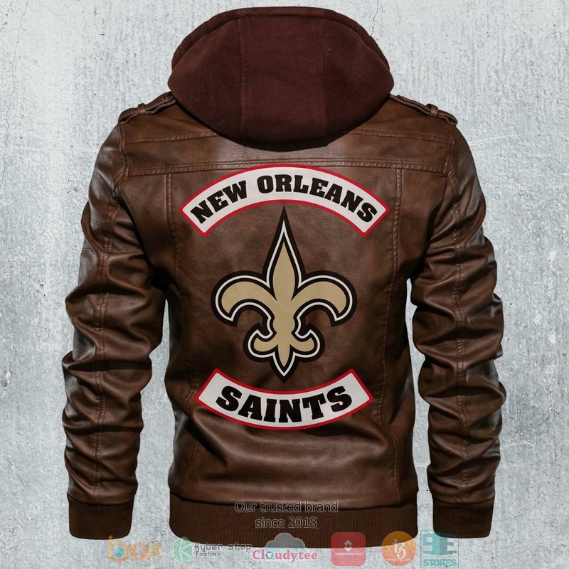 New Orleans Saints NFL Football Leather Jacket