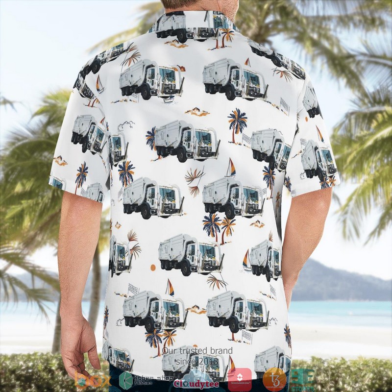 New York City Department of Sanitation Truck Hawaiian Shirt 2 New York City Department of Sanitation Truck Hawaiian Shirt word2