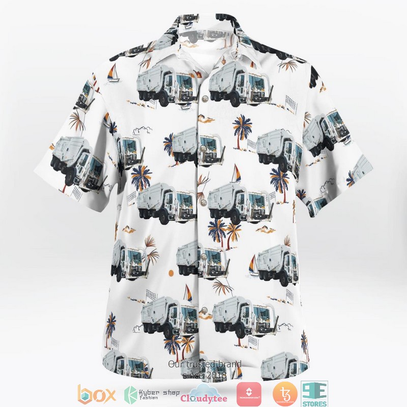 New York City Department of Sanitation Truck Hawaiian Shirt 3 New York City Department of Sanitation Truck Hawaiian Shirt word2
