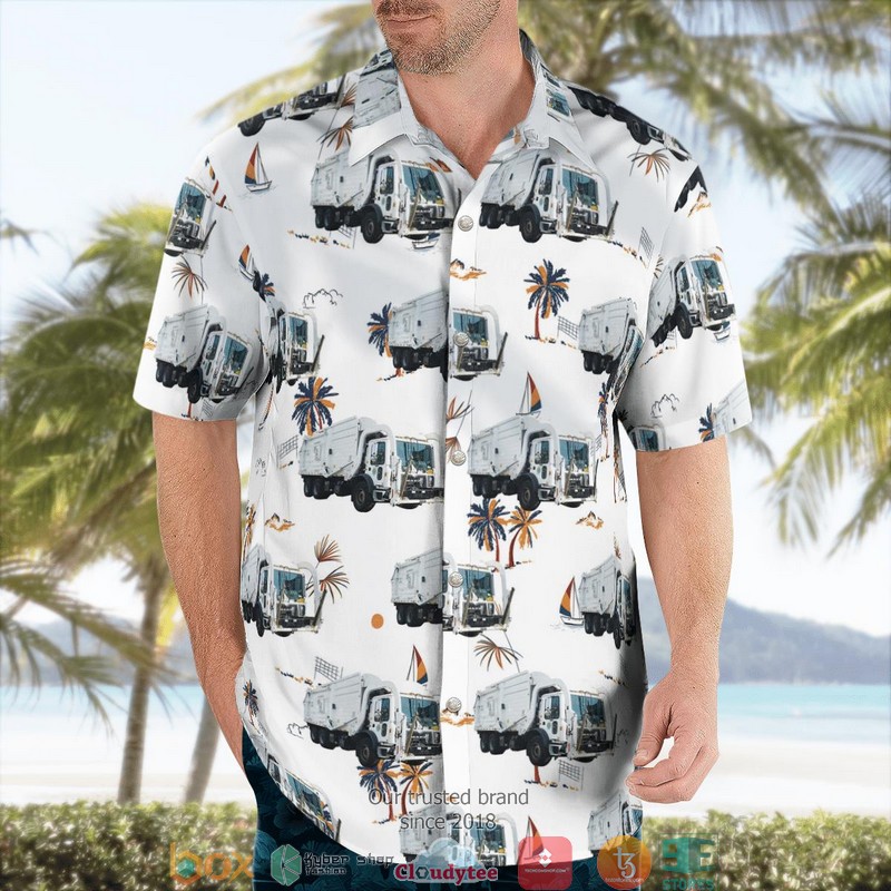 New York City Department of Sanitation Truck Hawaiian Shirt 4 New York City Department of Sanitation Truck Hawaiian Shirt word2