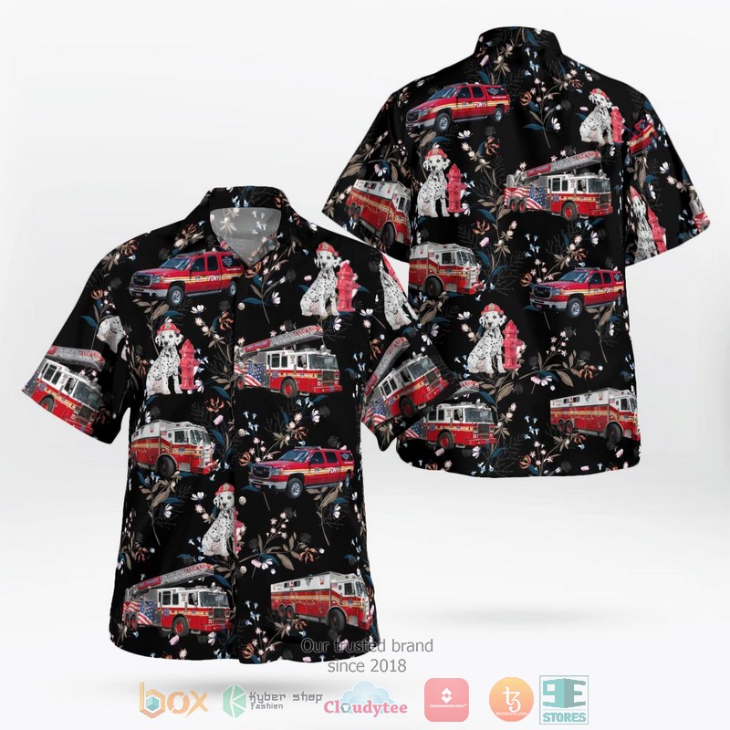 New York City Fire Department FDNY & Dalmatian Fire Dog Hawaiian Shirt 7 New York City Fire Department FDNY & Dalmatian Fire Dog Hawaiian Shirt word3