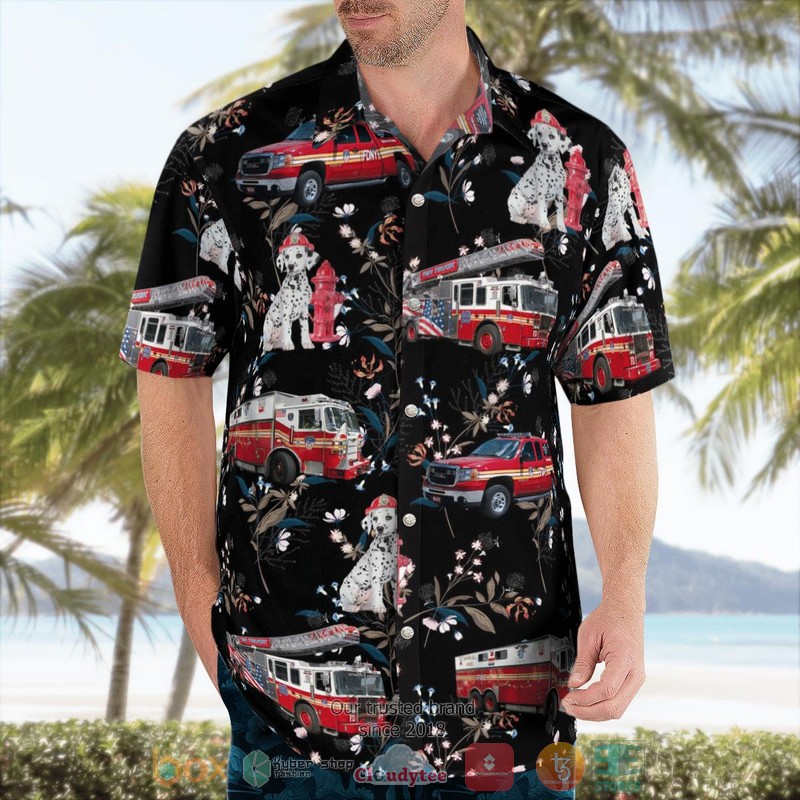 New York City Fire Department FDNY & Dalmatian Fire Dog Hawaiian Shirt 4 New York City Fire Department FDNY & Dalmatian Fire Dog Hawaiian Shirt word1