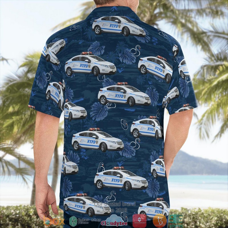 New York City Police Department NYPD Chevrolet Volt Hawaiian Shirt 2 New York City Police Department NYPD Chevrolet Volt Hawaiian Shirt word2