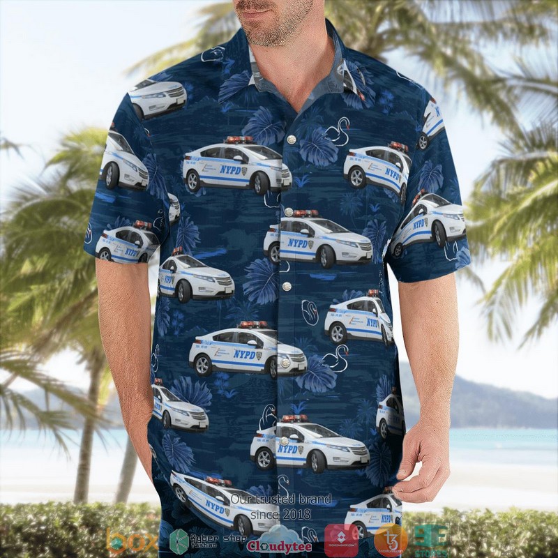 New York City Police Department NYPD Chevrolet Volt Hawaiian Shirt 4 New York City Police Department NYPD Chevrolet Volt Hawaiian Shirt word2