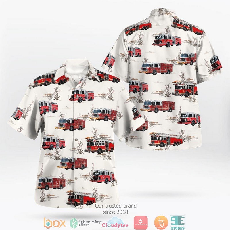 New York David B Roche Volunteer Fire Company Hawaii 3D Shirt