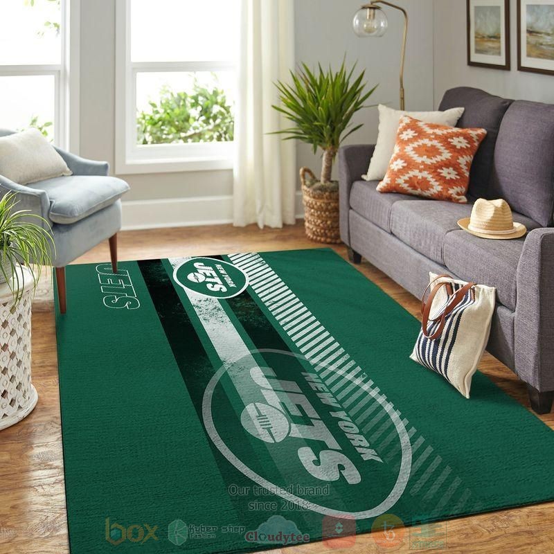 New York Jets NFL Team Logo Area Rugs