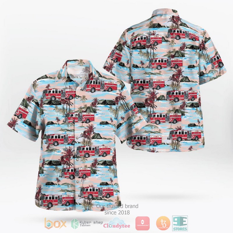New York Ossining Fire Department Hawaiian Shirt