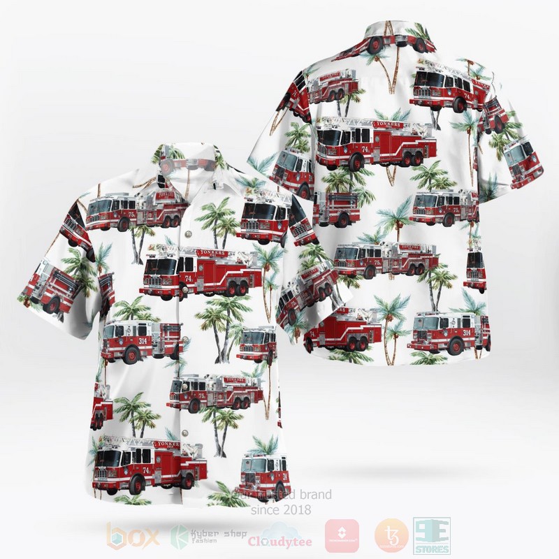 New York Yonkers Fire Department Hawaiian Shirt