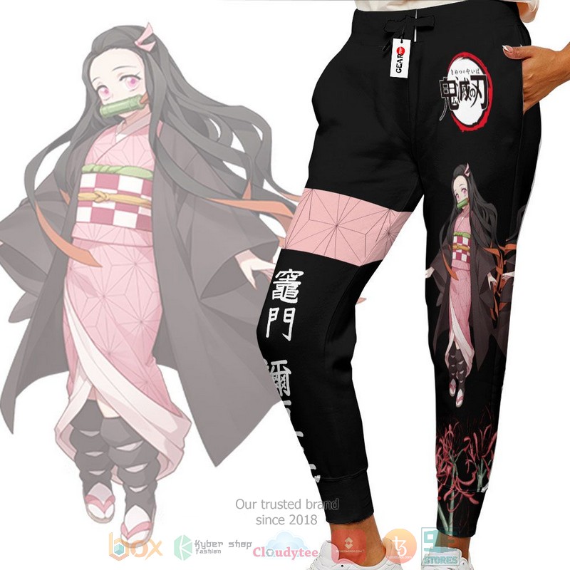 Nezuko Anime Kimetsu Jogger longpants