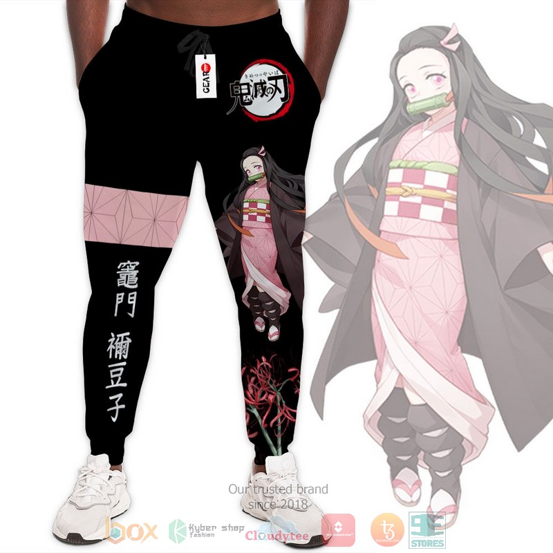 Nezuko Anime Kimetsu Jogger longpants 1
