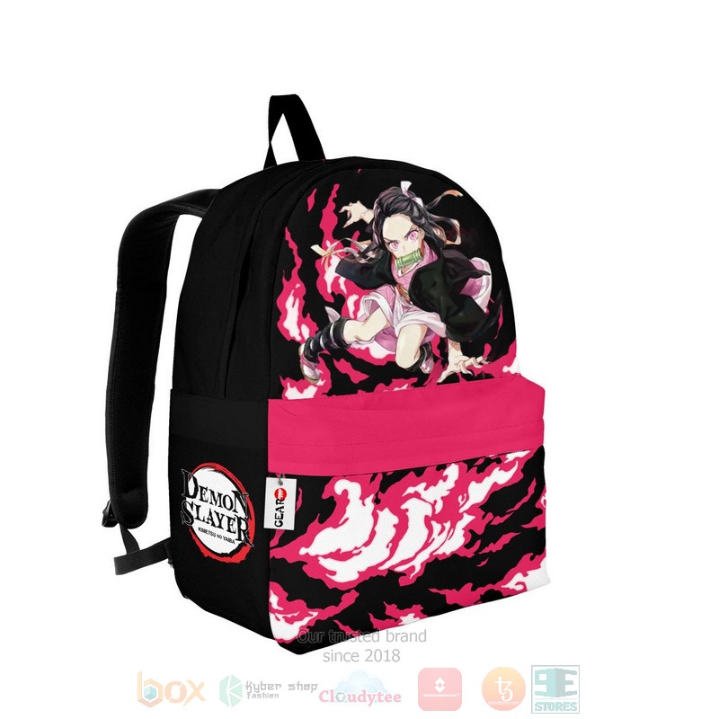 Nezuko Blood Demon Art Anime Kimetsu Backpack 1