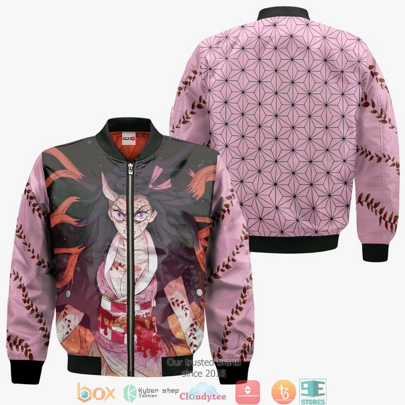 Nezuko Demon Form Kimetsu Anime Merch 3D Shirt, Bomber jacket 4 Nezuko Demon Form Kimetsu Anime Merch 3D Shirt Bomber jacket 1 2 3