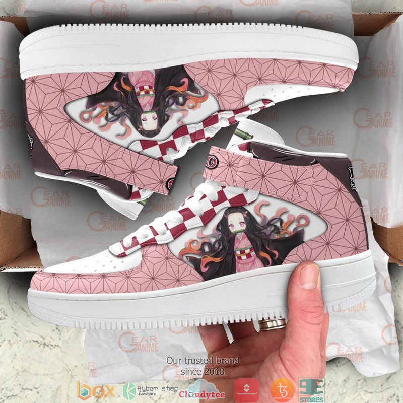 Nezuko Demon Slayer Anime High Air Force Sneaker 4 Nezuko Demon Slayer Anime High Air Force Sneaker 1 2 3