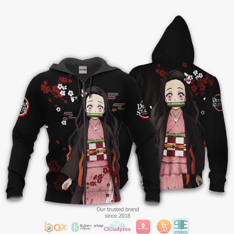 Nezuko Kamado Kimetsu Anime Merch Japan 3D Shirt, Bomber jacket 12 Nezuko Kamado Kimetsu Anime Merch Japan 3D Shirt Bomber jacket