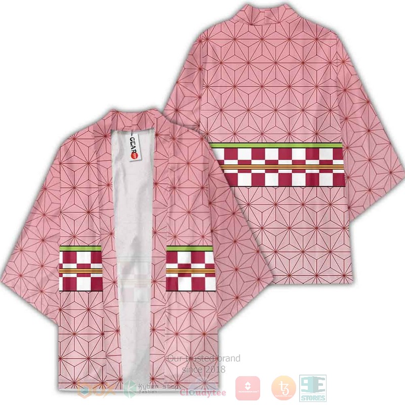 Nezuko Kimetsu Anime Inspired Kimono