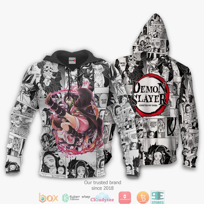 Nezuko Kimetsu Kimetsu No Yaiba Anime 3D Shirt, Bomber jacket 13 Nezuko Kimetsu Kimetsu No Yaiba Anime 3D Shirt Bomber jacket