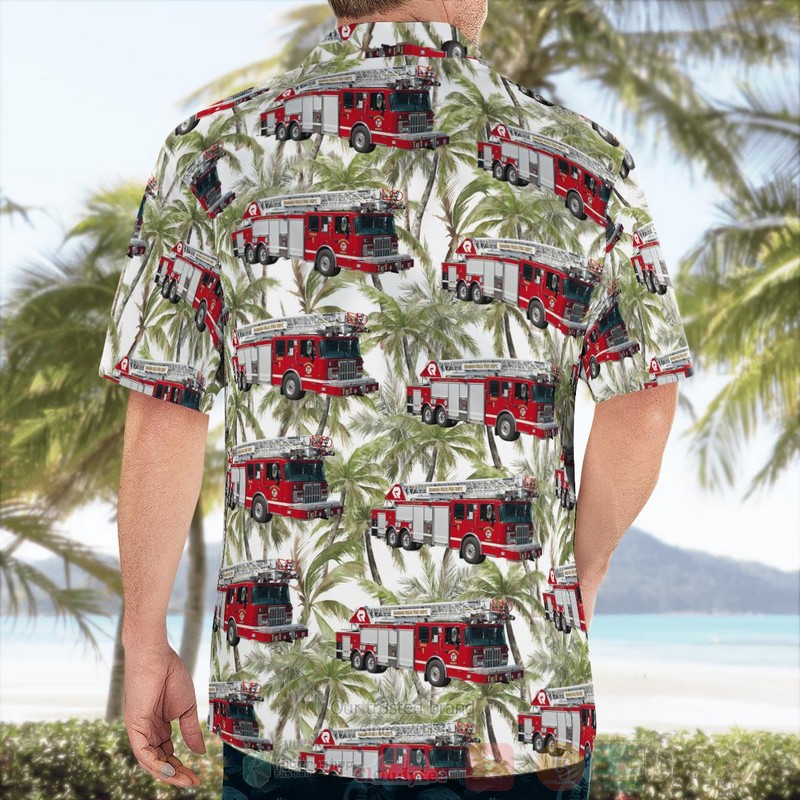 BEST Niagara Falls, Niagara County, New York, Niagara Falls Fire Department 3D Aloha Shirt word1