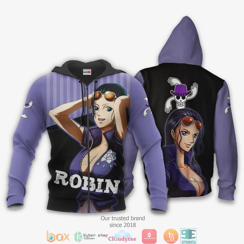 Nico Robin One Piece Anime 3D Shirt, Bomber jacket 1 Nico Robin One Piece Anime 3D Shirt Bomber jacket