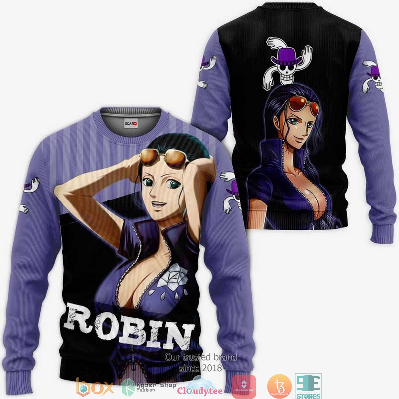 Nico Robin One Piece Anime 3D Shirt, Bomber jacket 2 Nico Robin One Piece Anime 3D Shirt Bomber jacket 1