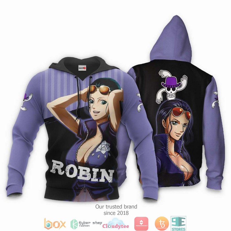 Nico Robin One Piece Anime 3D Shirt, Bomber jacket 3 Nico Robin One Piece Anime 3D Shirt Bomber jacket 1 2