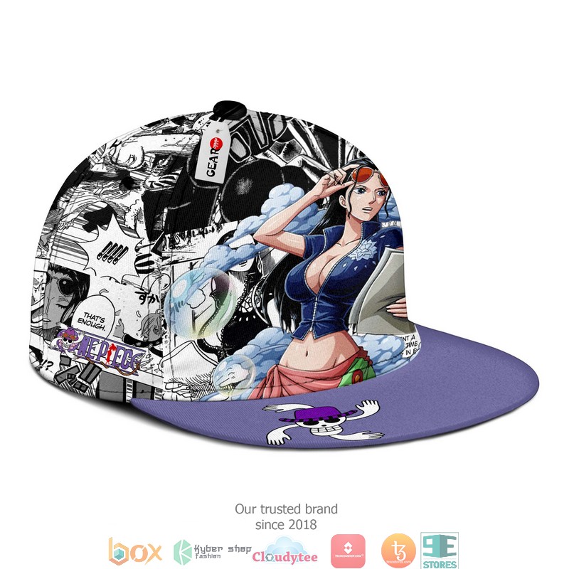Nico Robin One Piece Anime Mix Manga Snapback hat 1