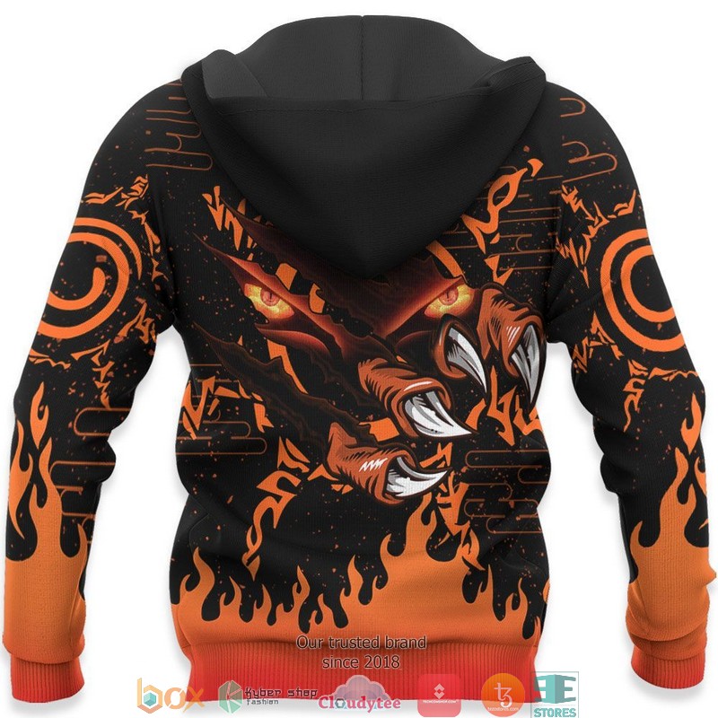 Nine Tails Kurama Seal Anime NRT 3D Shirt Bomber jacket 1 2 3 4