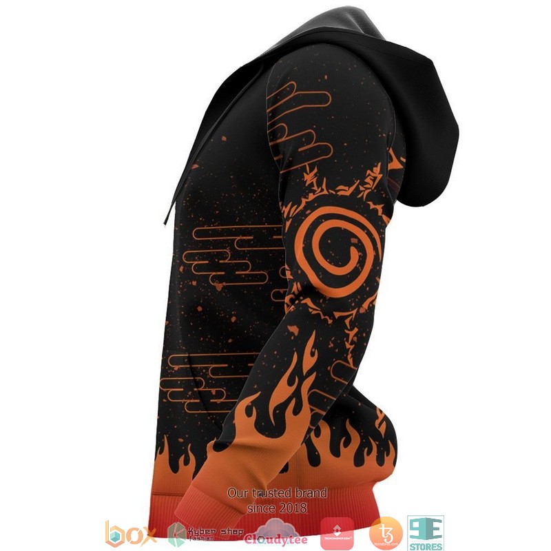Nine Tails Kurama Seal Anime NRT 3D Shirt Bomber jacket 1 2 3 4 5