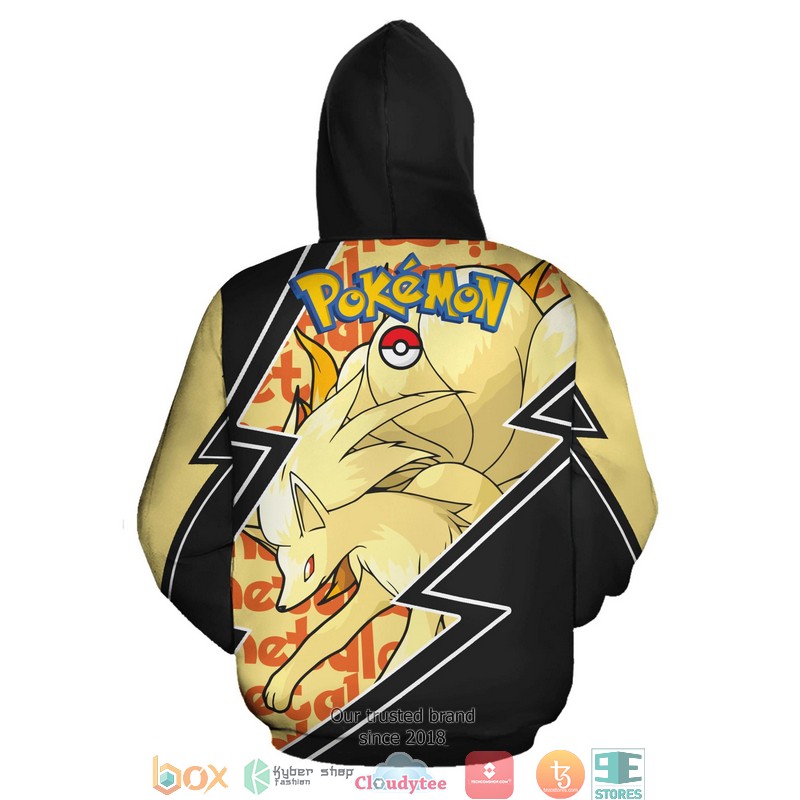 Ninetales Costume Pokemon 3D Hoodie, Zip Hoodie 3 Ninetales Costume Pokemon 3D Shirt Bomber jacket 1 2