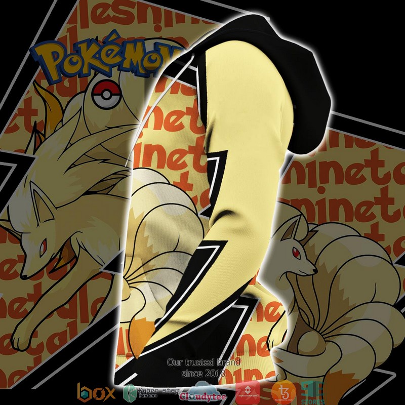 Ninetales Costume Pokemon 3D Hoodie, Zip Hoodie 4 Ninetales Costume Pokemon 3D Shirt Bomber jacket 1 2 3