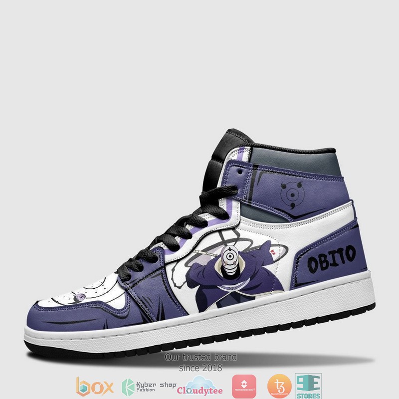 Ninja Obito NRT Anime Air Jordan High Top Shoes 3 Ninja Obito NRT Anime Air Jordan High Top Shoes 1 2