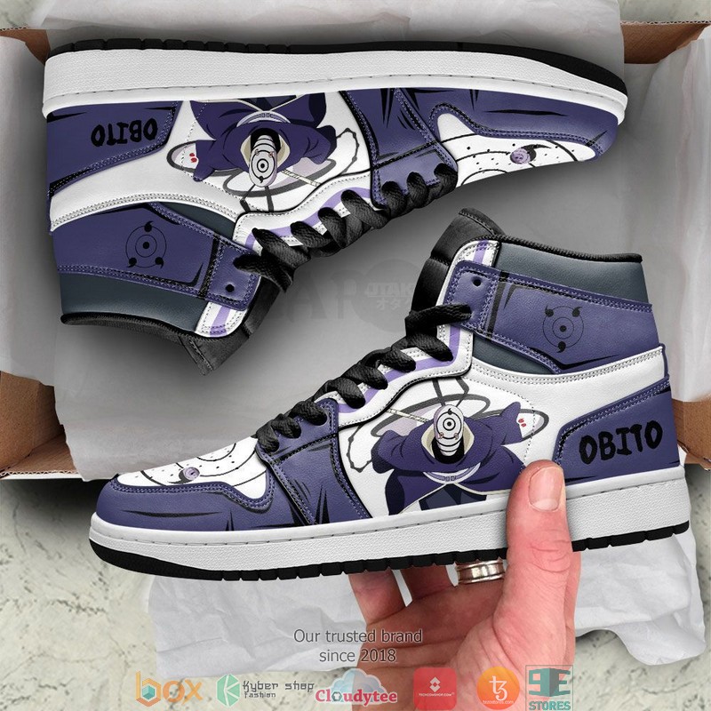 Ninja Obito NRT Anime Air Jordan High Top Shoes 4 Ninja Obito NRT Anime Air Jordan High Top Shoes 1 2 3