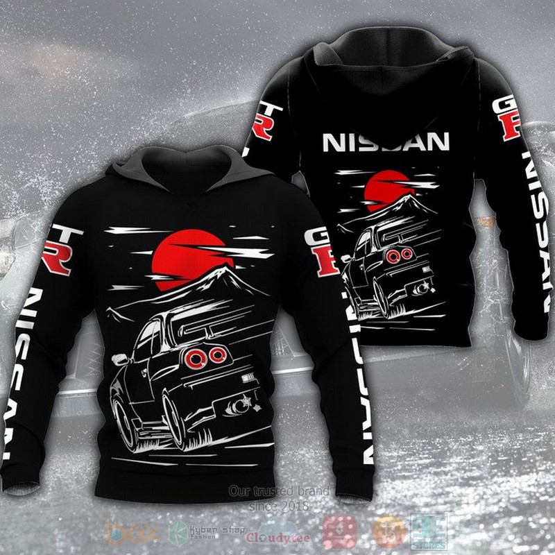 Nissan Gtr Skyline 34 Haruna Graphic 3D Hoodie Shirt