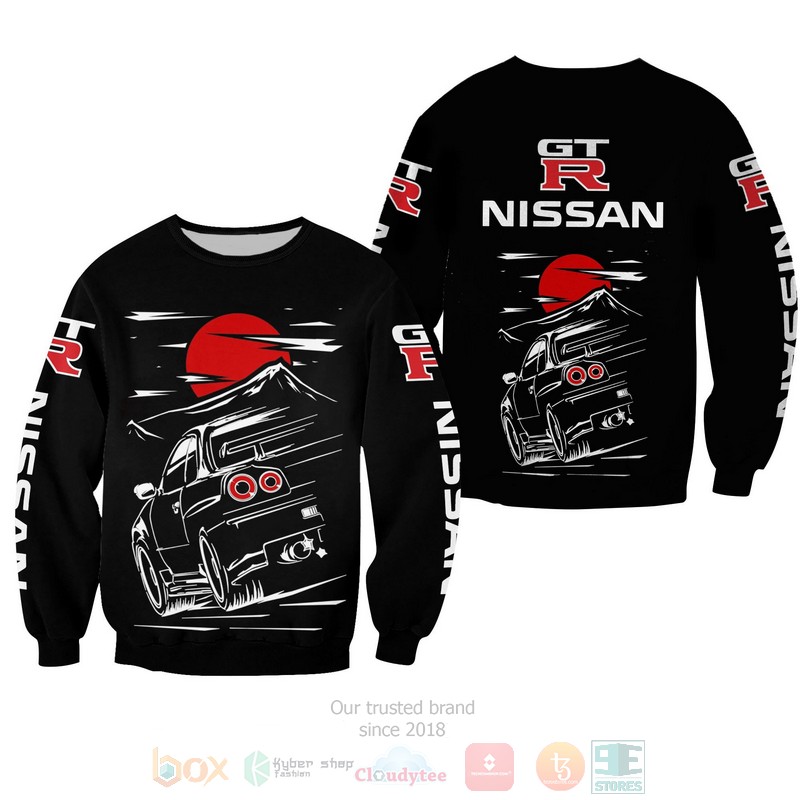 BEST Nissan Gtr Skyline 34 - Haruna Graphic 3D Hoodie, T-Shirt 2 Nissan Gtr Skyline 34 Haruna Graphic 3D Hoodie Shirt 1