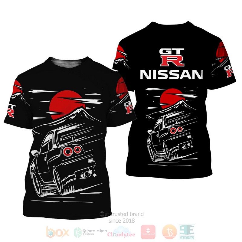 BEST Nissan Gtr Skyline 34 - Haruna Graphic 3D Hoodie, T-Shirt 3 Nissan Gtr Skyline 34 Haruna Graphic 3D Hoodie Shirt 1 2