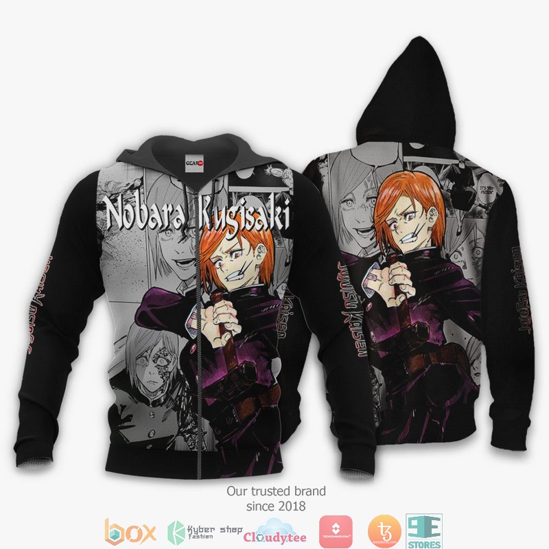 Nobara Kugisaki Jujutsu Kaisen Anime Merch Manga 3D Shirt Bomber jacket