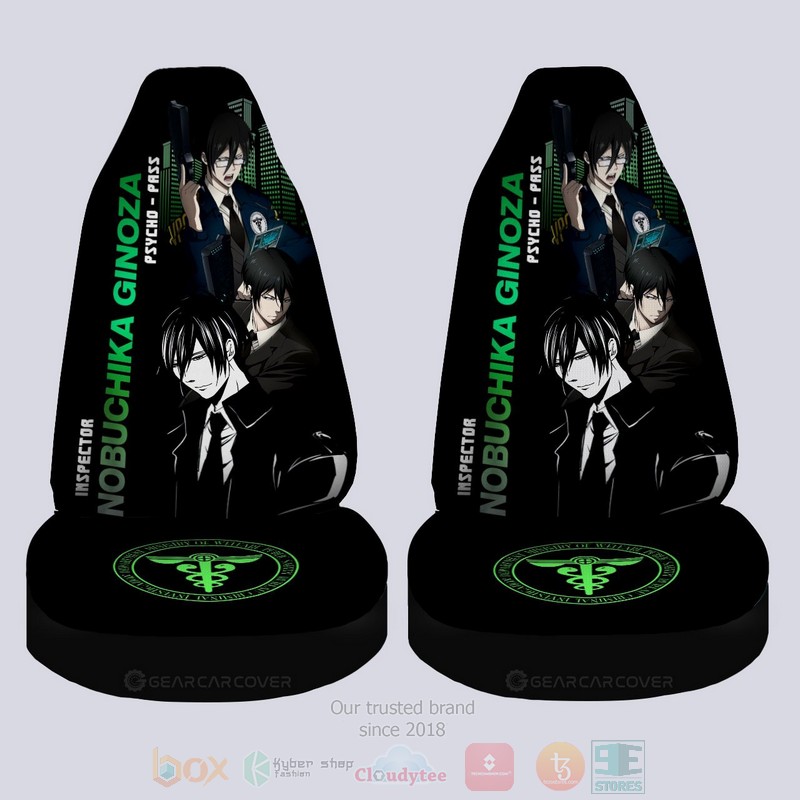 BEST-Anime Nobuchika Ginoza Psycho-Pass Luxury Car Seat Covers 3 Nobuchika Ginoza Psycho Pass Anime Car Seat Cover 1 2