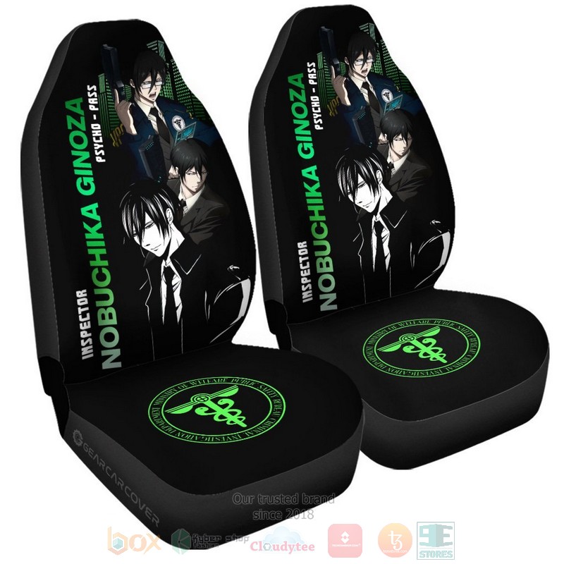 BEST-Anime Nobuchika Ginoza Psycho-Pass Luxury Car Seat Covers 4 Nobuchika Ginoza Psycho Pass Anime Car Seat Cover 1 2 3