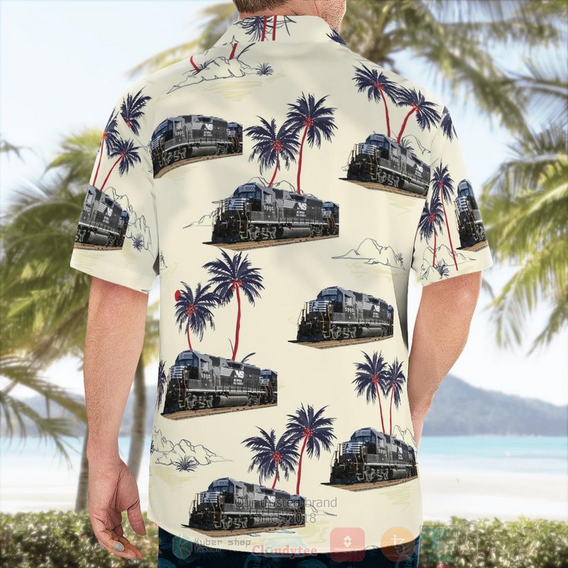 BEST Norfolk Southern Railway EMD GP22ECO Locomotives 5900 3D Aloha Shirt 2 BEST Norfolk Southern Railway EMD GP22ECO Locomotives 5900 3D Aloha Shirt word1