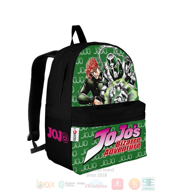 Noriaki Kakyoin JoJos Adventure Anime Backpack 1