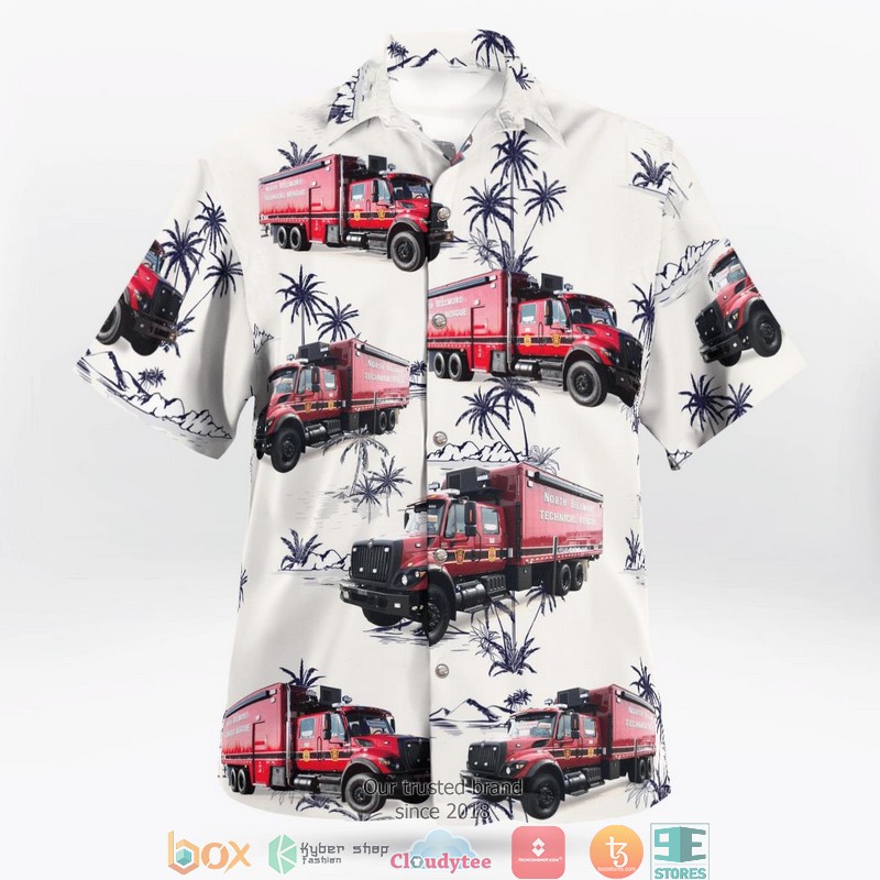 North Bellmore Volunteer Fire Department New York Hawaiian Shirt word3