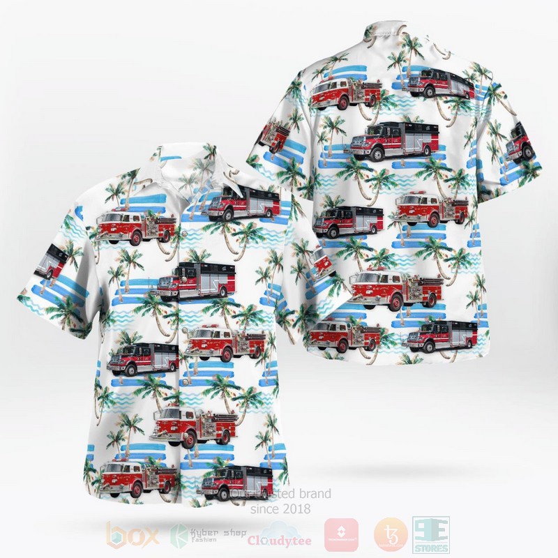 BEST North Bethlehem Fire Department, Albany, New York 3D Aloha Shirt word1