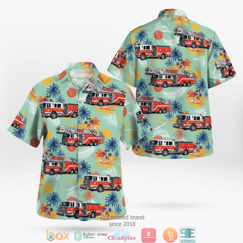 North Brunswick Volunteer Fire Company 2 3D Hawaii Shirt