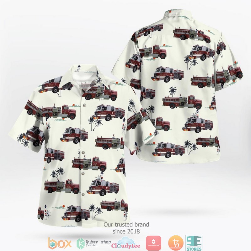 North Carolina Cypress Pointe Fire Rescue Hawaii 3D Shirt