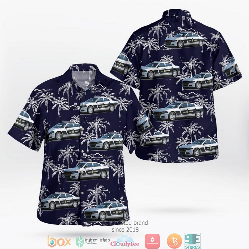 North Carolina Highway Patrol Dodge Charger sedan Hawaii 3D Shirt 3 North Carolina Highway Patrol Dodge Charger sedan Hawaii 3D Shirt