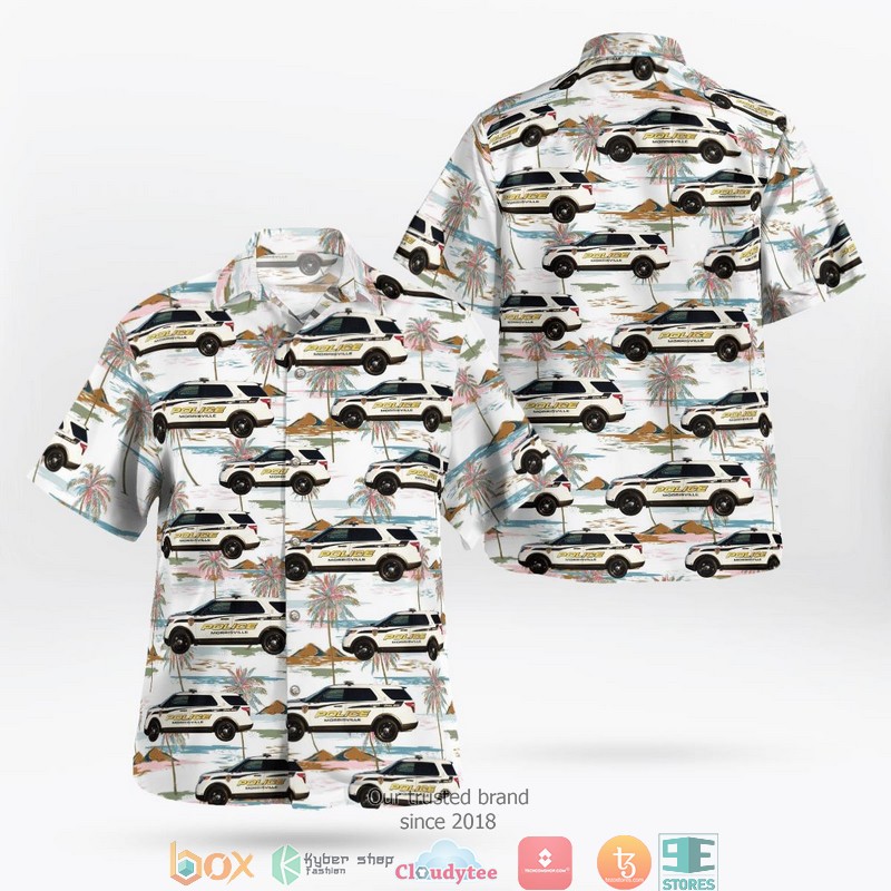 North Carolina Morrisville Police Department Hawaii 3D Shirt 2 North Carolina Morrisville Police Department Hawaii 3D Shirt